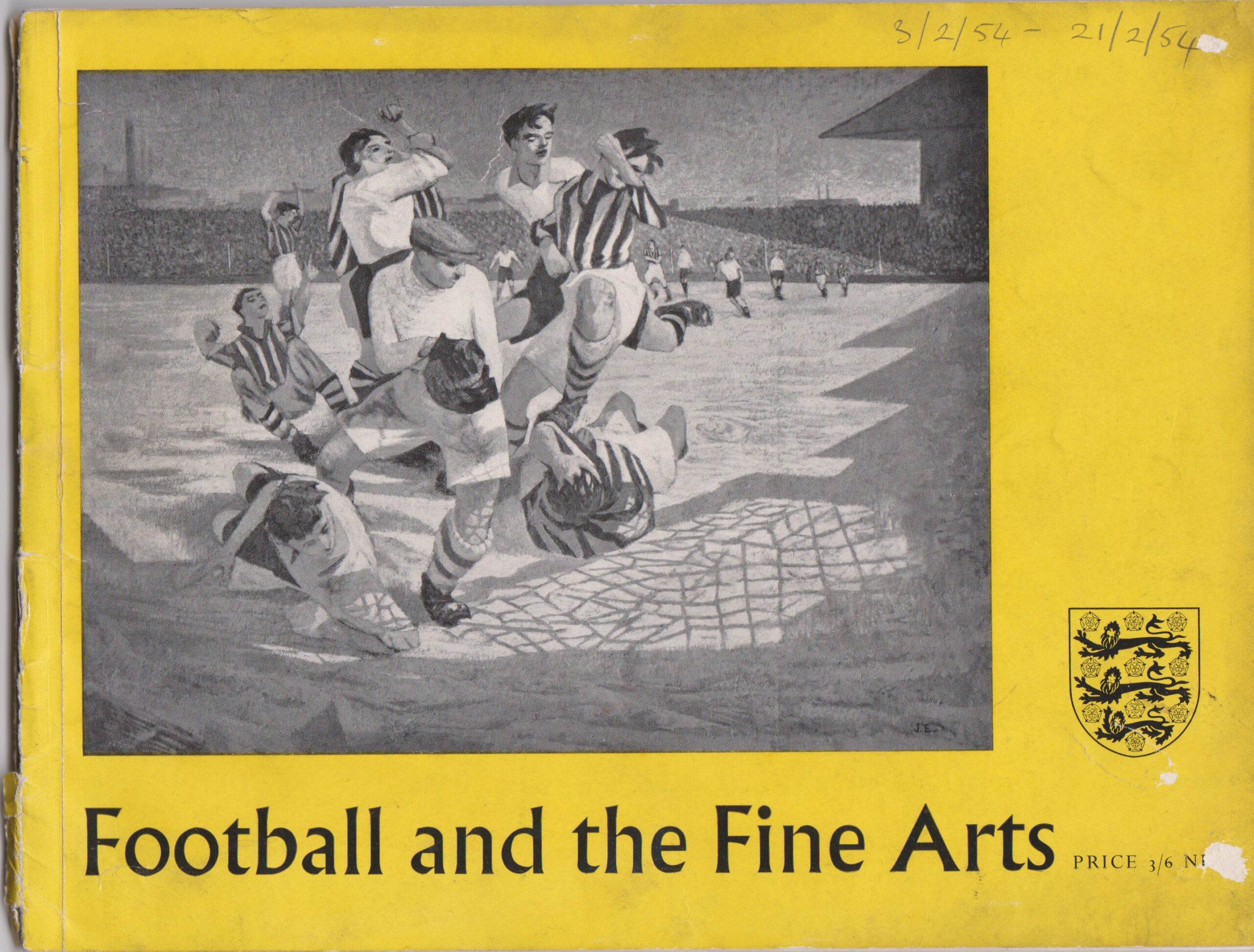 Front cover of Football And The Fine Arts exhibition catalogue