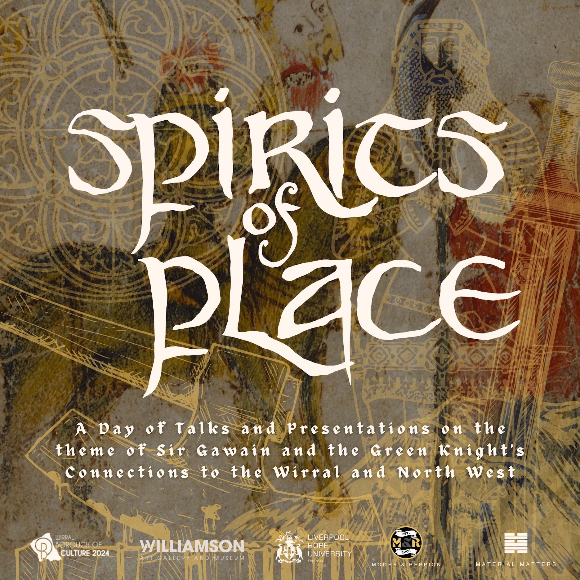 Graphic reading Spirits Of Place